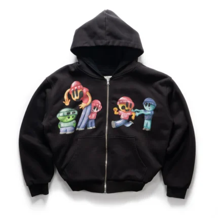 Black Reversible Thermal Zip